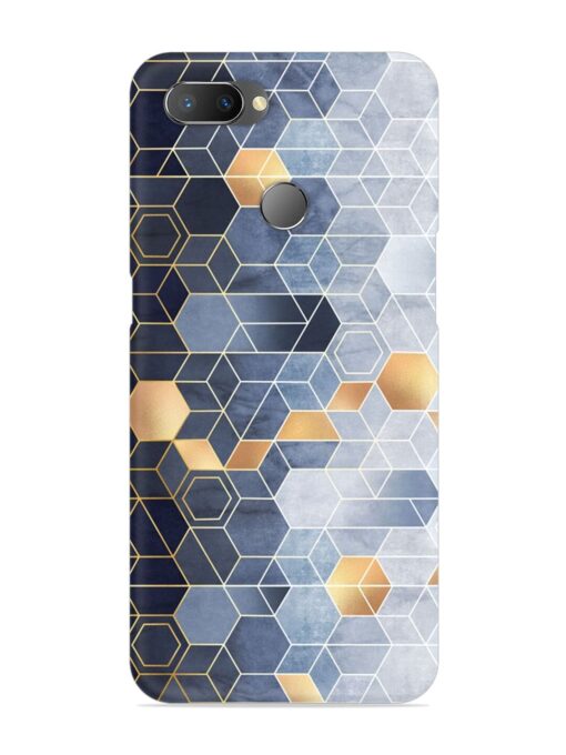 Geometric Abstraction Hexagons Snap Case for Realme U1