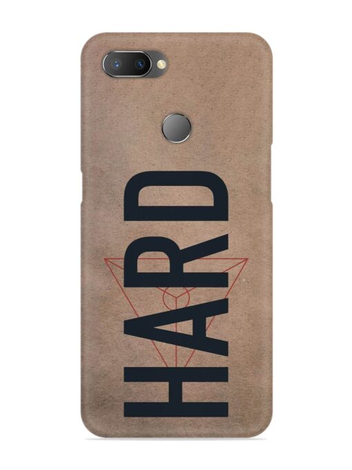 Hard Typo Snap Case for Realme U1