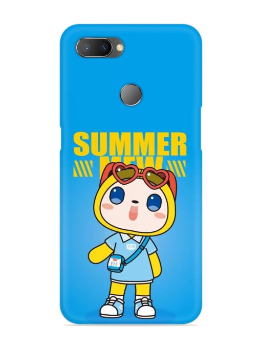 Summer Mew Cartoon Snap Case for Realme U1