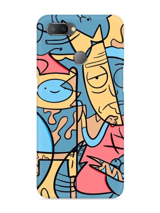 Silly Face Doodle Snap Case for Realme U1 Zapvi