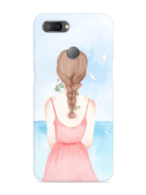 Watercolor Girl Vector Snap Case for Realme U1