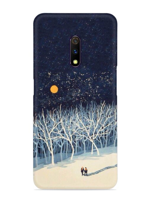 Full Moon Snowshoe Tour Snap Case for Realme X Zapvi