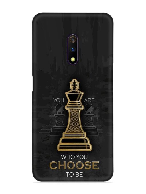 You Are Who Choose To Be Snap Case for Realme X Zapvi