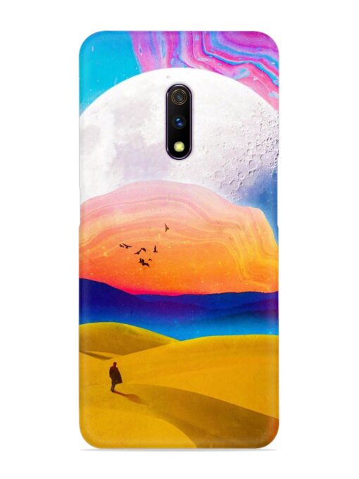 Sandy Desert Snap Case for Realme X Zapvi