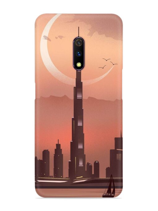 Landmark Burj Khalifa Snap Case for Realme X Zapvi