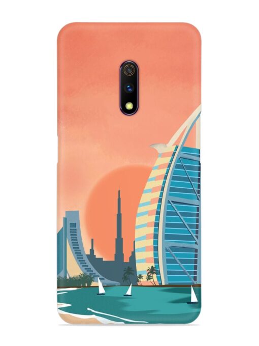 Dubai Architectural Scenery Snap Case for Realme X Zapvi