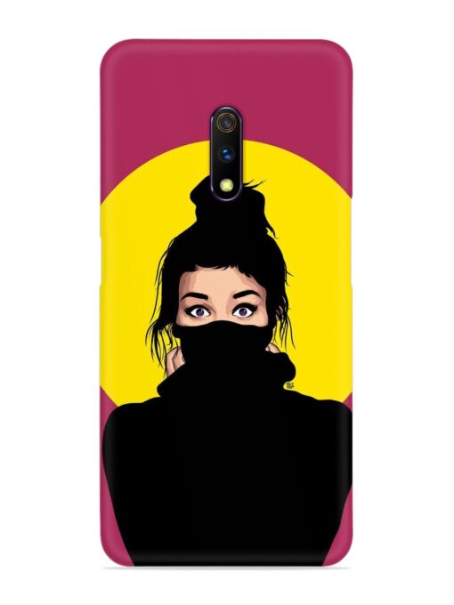 Girly Vector Snap Case for Realme X Zapvi