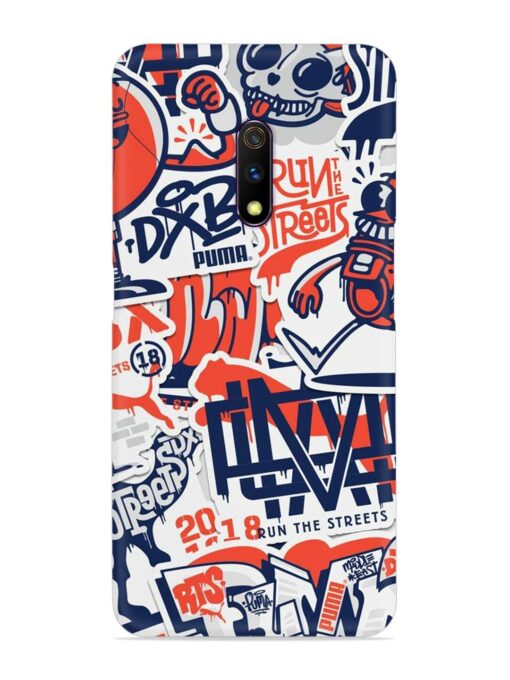 Run The Street Snap Case for Realme X Zapvi