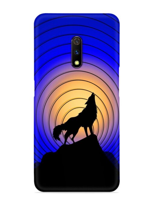 Fox Roaring Design Snap Case for Realme X