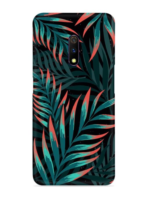 Green Leaf Art Snap Case for Realme X Zapvi