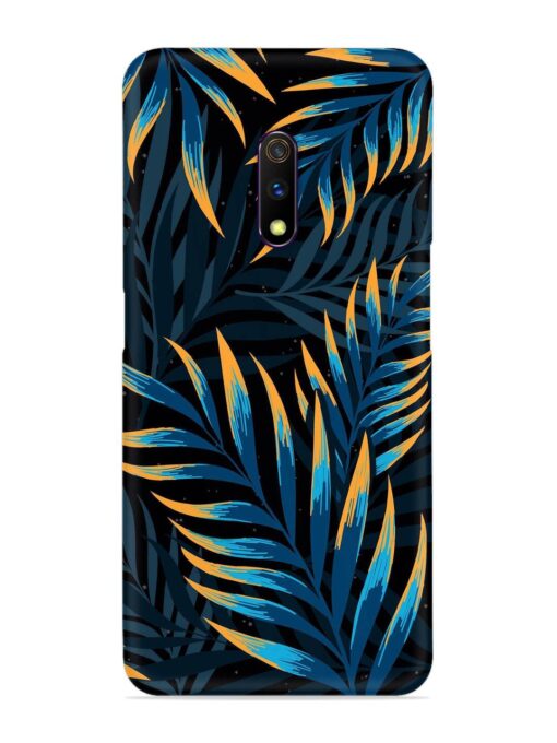 Abstract Leaf Art Snap Case for Realme X Zapvi