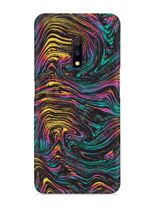 Abstract Liquid Colors Snap Case for Realme X