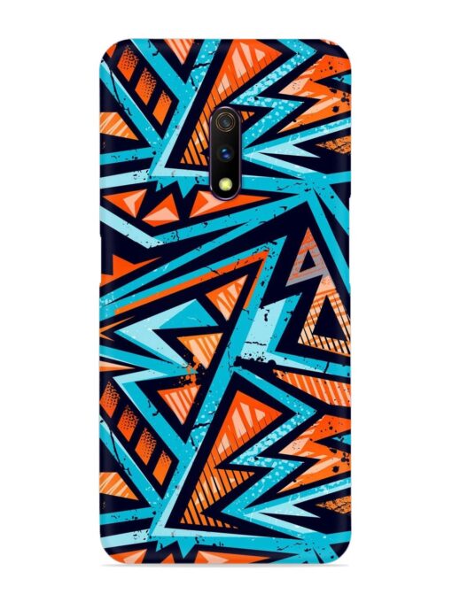 Abstract Seamless Grunge Snap Case for Realme X