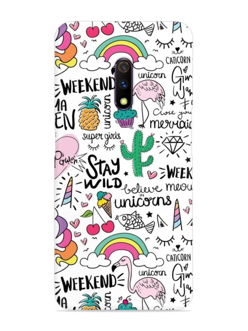 Unicorn Ice Cream Snap Case for Realme X