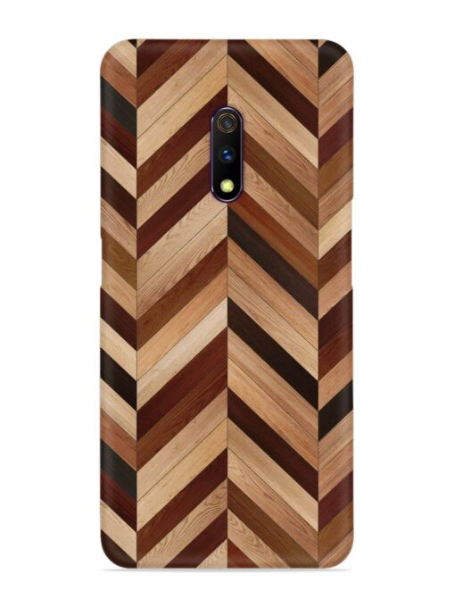 Seamless Wood Parquet Snap Case for Realme X Zapvi