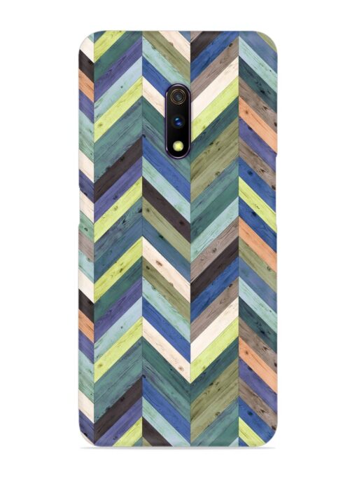 Chevron Random Color Snap Case for Realme X Zapvi