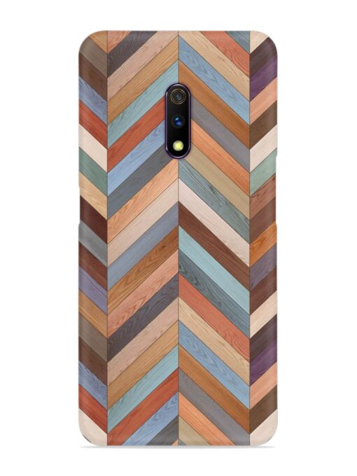 Seamless Wood Parquet Snap Case for Realme X Zapvi