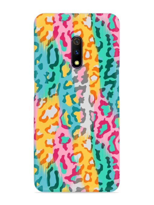 Seamless Vector Colorful Snap Case for Realme X Zapvi