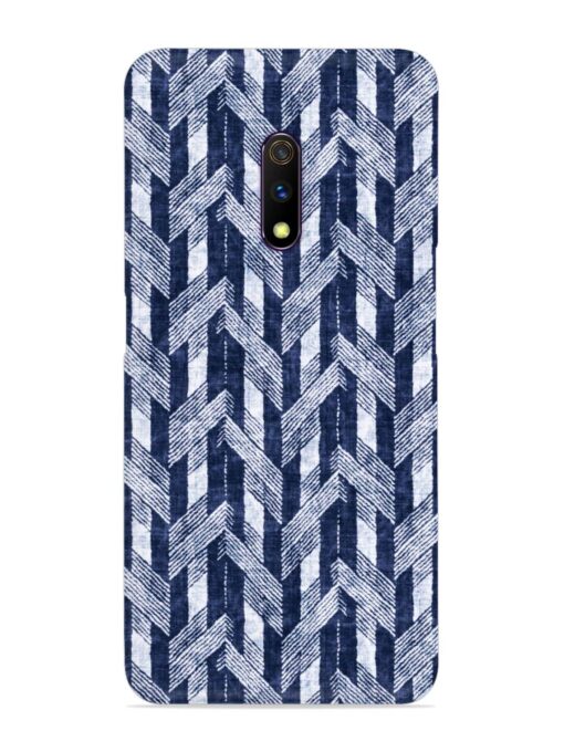 Abstract Herringbone Motif Snap Case for Realme X