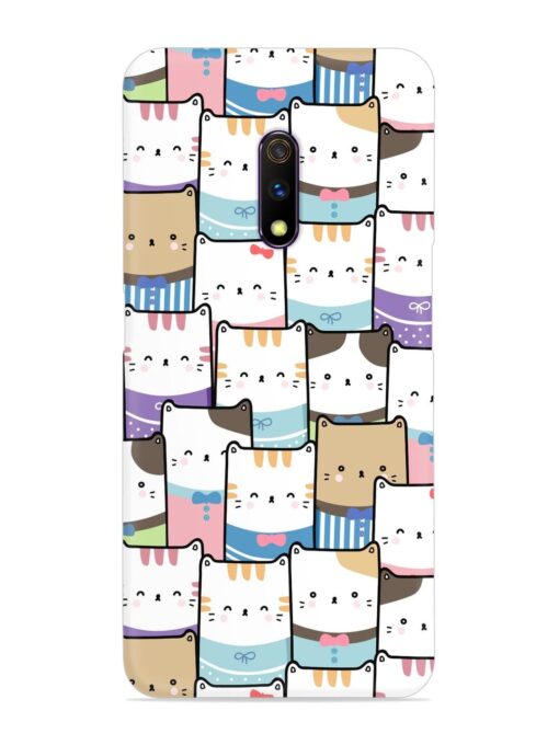 Cute Adorable Cat Snap Case for Realme X