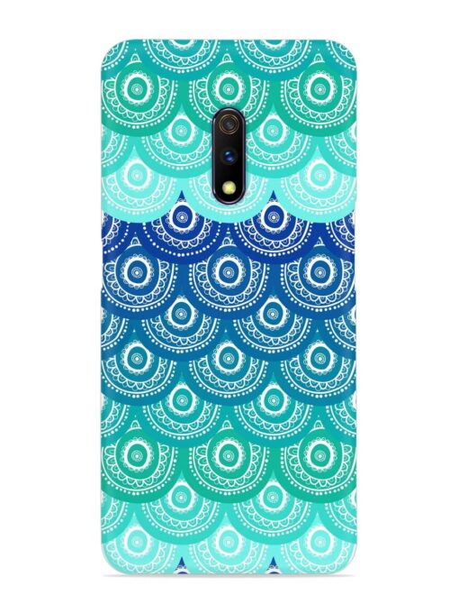 Ethnic Seamless Pattern Snap Case for Realme X Zapvi