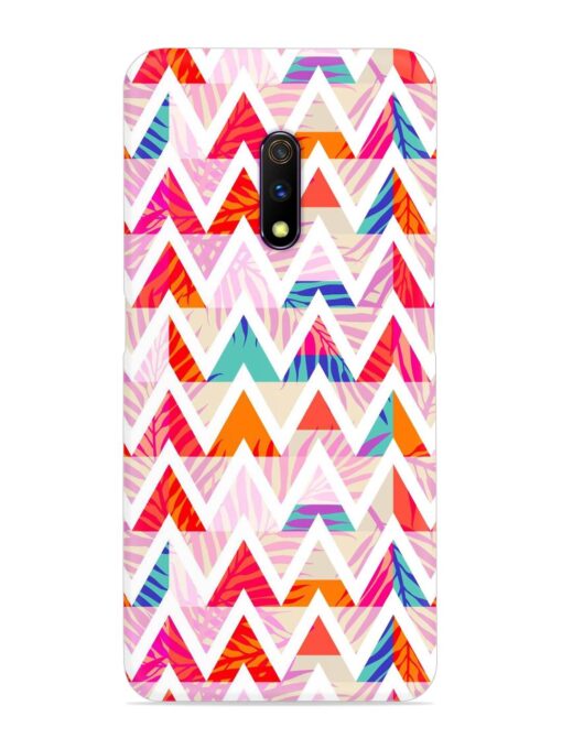 Abstract Triangle Background Snap Case for Realme X