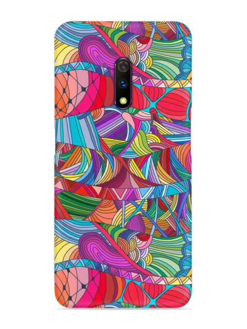 Seamless Patterns Hand Drawn Snap Case for Realme X