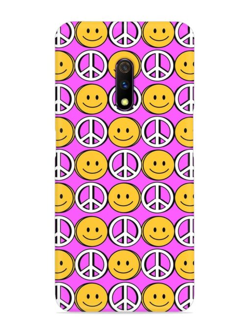 Smiley Face Peace Snap Case for Realme X