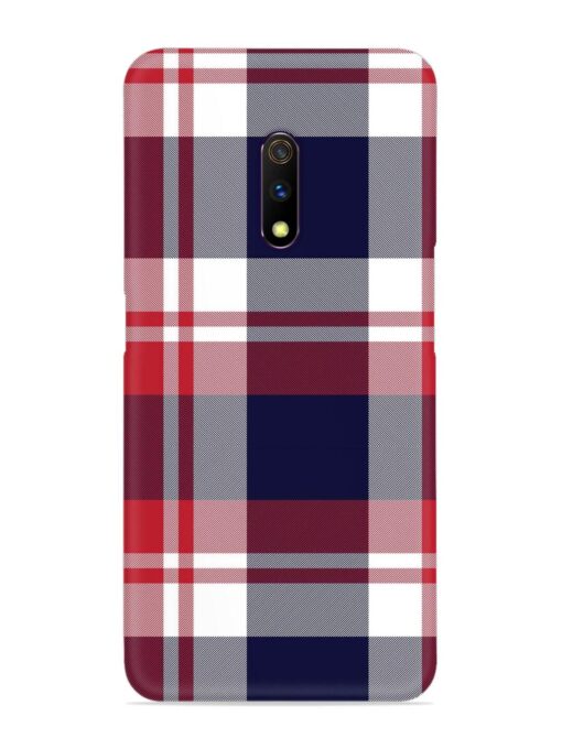 Classic Plaid Tartan Snap Case for Realme X Zapvi