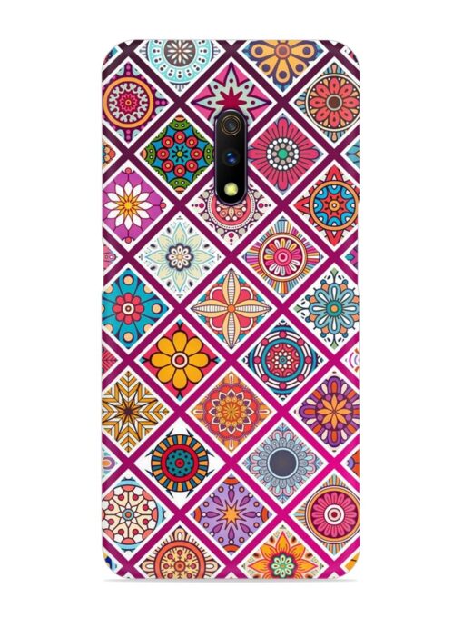 Seamless Tile Pattern Snap Case for Realme X Zapvi