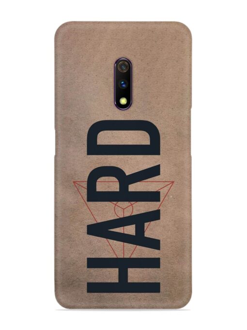 Hard Typo Snap Case for Realme X Zapvi