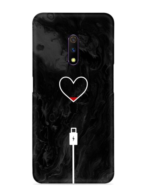 Heart Charging Vector Snap Case for Realme X Zapvi