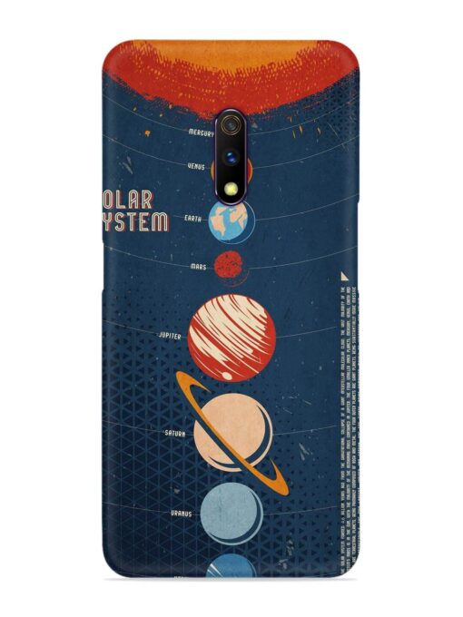 Solar System Vector Snap Case for Realme X