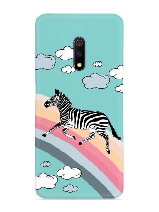 Running Zebra Snap Case for Realme X Zapvi