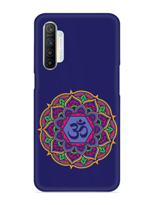 Om Mandala Art Blue Snap Case for Realme X2