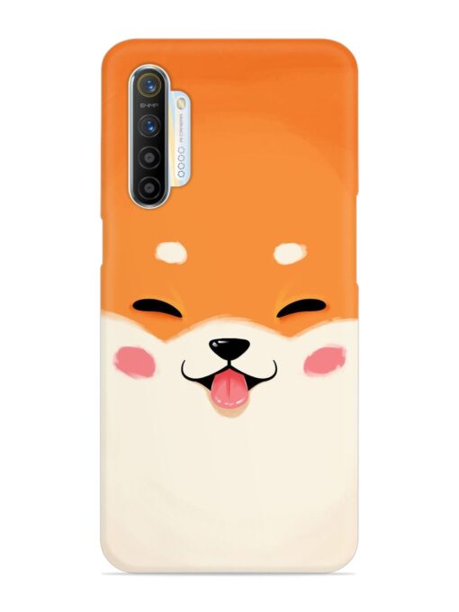 Cute Dog Face Vector Snap Case for Realme X2