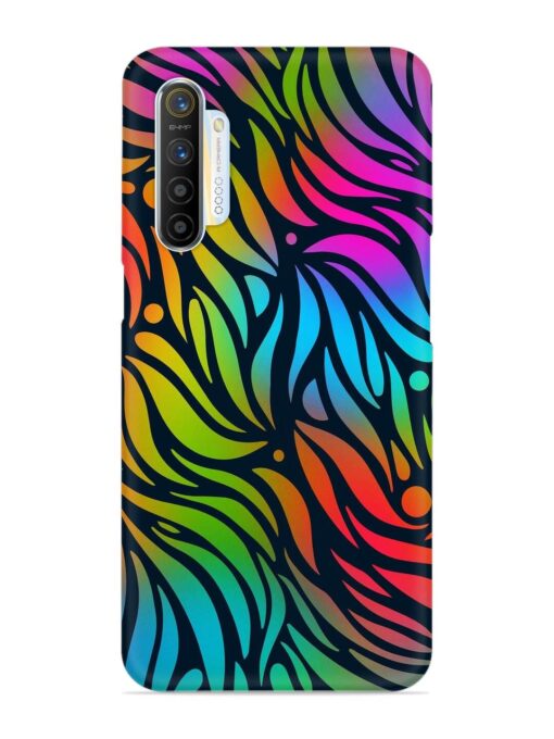 Abstract Leaf Design Snap Case for Realme X2 Zapvi