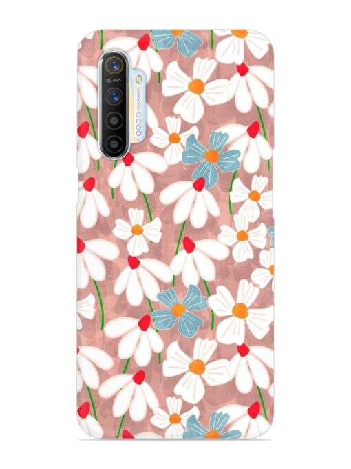 Abstract Petal Flowers Snap Case for Realme X2 Zapvi