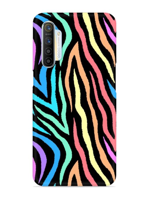 Colorful Abstract Zebra Snap Case for Realme X2