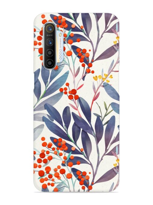 Seamless Floral Pattern Snap Case for Realme X2