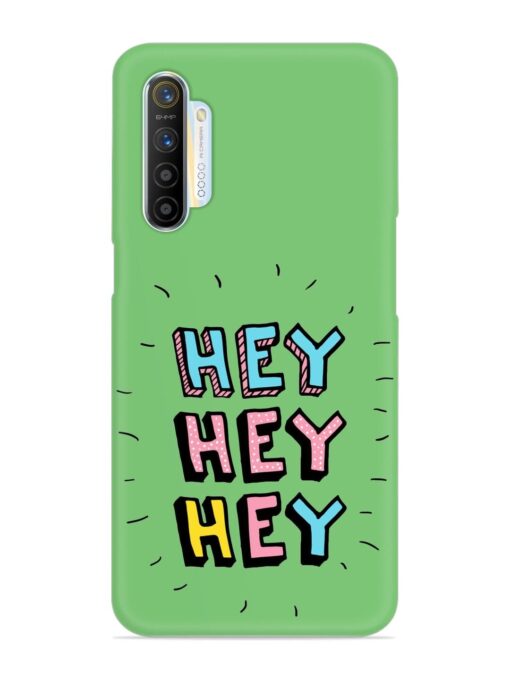 Hey Vector Cartoon Snap Case for Realme X2 Zapvi