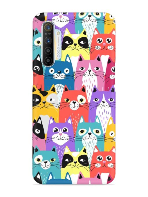 Funny Cartoon Cats Snap Case for Realme X2