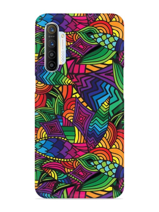 Abstract Multicolor Seamless Snap Case for Realme X2