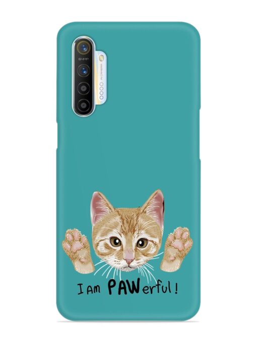 Typography Slogan Cat Snap Case for Realme X2