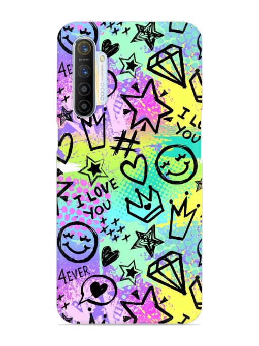 Bright Seamless Pattern Snap Case for Realme X2