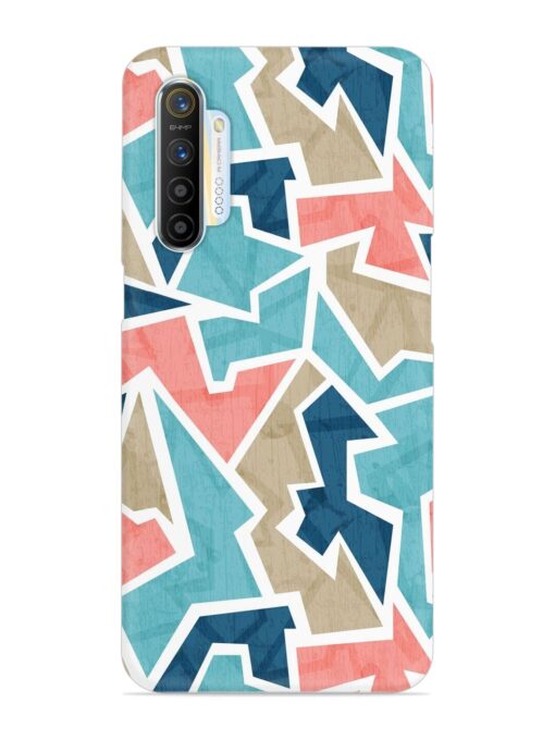 Vintage Geometric Triangle Snap Case for Realme X2