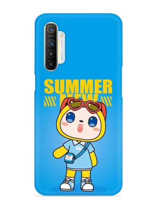 Summer Mew Cartoon Snap Case for Realme X2