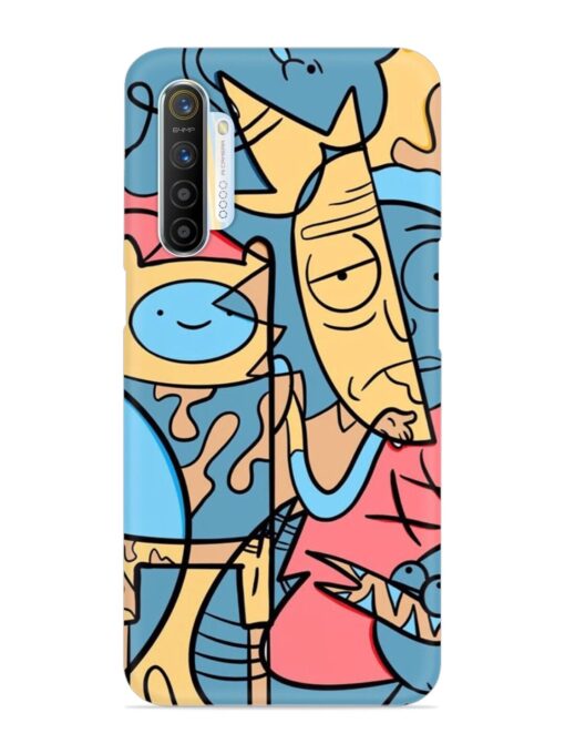 Silly Face Doodle Snap Case for Realme X2