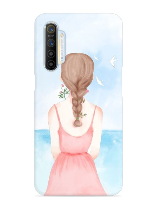 Watercolor Girl Vector Snap Case for Realme X2