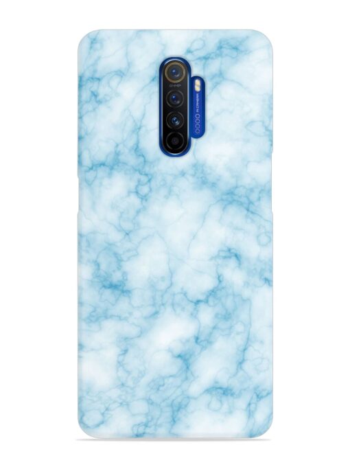 Blue White Natural Marble Snap Case for Realme X2 Pro Zapvi